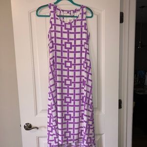 Ankle Length Dress with a slight high-low